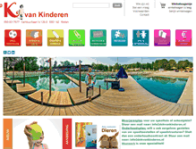 Tablet Screenshot of dekvankinderen.nl